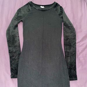 Garage Black Long Sleeve Dress